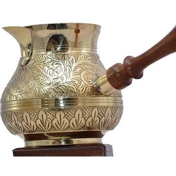 Turški Otomanski arabski Čaj Aparat za Espresso Lonec %Baker 100 Turčija Kavo Kavo Kavo Pot, Intarzijami Zlate vzorci