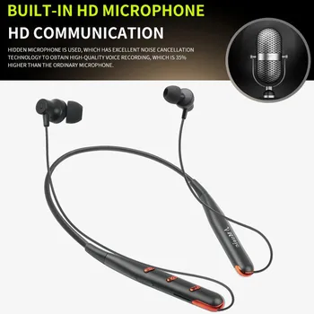 755TF 5.0 Visi Vratu Slušalke Bluetooth Brezžične Slušalke, Mikrofon, HD Ultra Dolge Pripravljenosti Šport Bluetooth Slušalke Podpira TF 32158