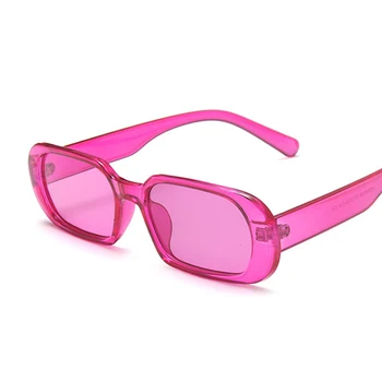 Blagovne Znamke Oblikovalec Kvadratnih Sončna Očala Ženske Luksuzni Plastičnih Majhen Okvir Sončna Očala Moški Ženski Zelena Vijolična Ogledalo Retro Oculos 32316