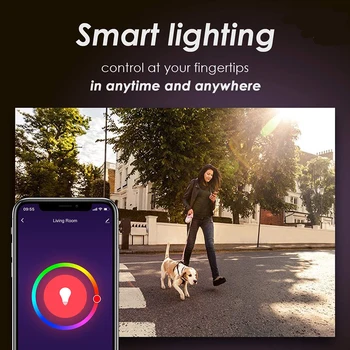 WiFi Smart Žarnice B22 E27 LED RGB Žarnice Glas Delo Alexa/Asistent Google Ali IR Daljinski upravljalnik za Nadzor 16 Milijonov Barv