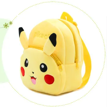 23 cm Kawail Pokemon pikachu Šolsko Torbo Fant Dekle Pokémon Polnjene Plišastih Nahrbtnik Srčkan Risanka Otroke, Otroška Darilo za Rojstni dan Otroci Igrače