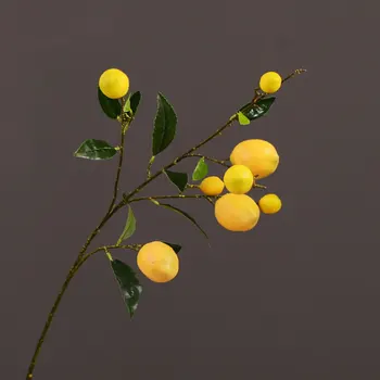 Simulacija Zelena Rastlina, Umetno Sadje Cvet Rumene Limone Sadnega drevja, Podružnica Za Domačo Mizo DIY Doma, Poroka Dekoracija
