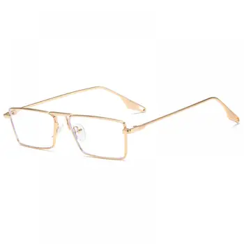 LongKeeper Retro Kvadratnih sončna Očala Ženske Moški Pilotni Vožnje Očala Kovinskih Očal Okvir Vintage sončna Očala Punk Lentes De Sol, UV 32930