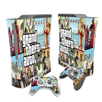 Grand Theft Auto V GTA 5 Kože Nalepke, Nalepke Za Xbox 360 Konzole in Krmilniki Kože Nalepke za Xbox360 Vinil