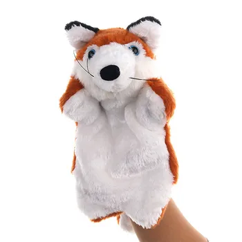 Pliš Strani Lutkovno fox Lutke živali Lutka zgodnje izobraževanje Učenje Otroške Igrače Marionetes Fantoche Lutke za pripoveduje zgodbo
