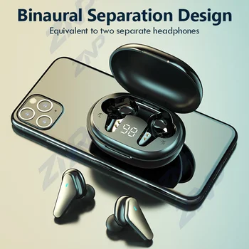 TWS Brezžične Bluetooth Slušalke Nepremočljiva Športne Slušalke 9D Hifi Stereo Mini Čepkov Hrupa Preklic Slušalke Z Mikrofonom 33562