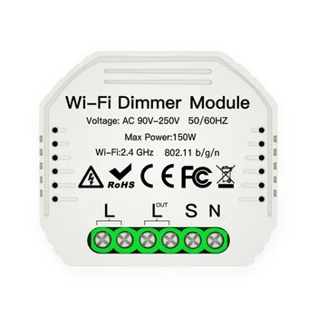 1 / 2 Banda Pametna Stikala za Luč DIY WiFi Dimmer Modul APP Remote Control 2 Način Smart Home Stikalo za Podporo Smart Life/Tuya