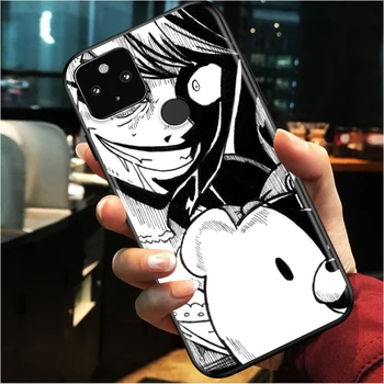 Danganronpa Anime za Google Slikovnih pik 5 Pixel 4a 5 G Pixel 4a Pixel 4 Pixel 4 XL Silikonska Mehko Črno Telefon Primeru Zajema