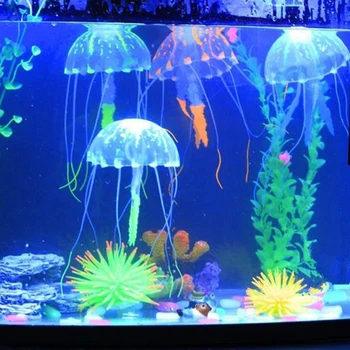 3pcs Izdelki za Hišne živali Ribe Vodni Hišne Potrebščine Okraski Okraski Fish Tank Dekoracijo Umetnih Meduze Fish Tank Akvarij