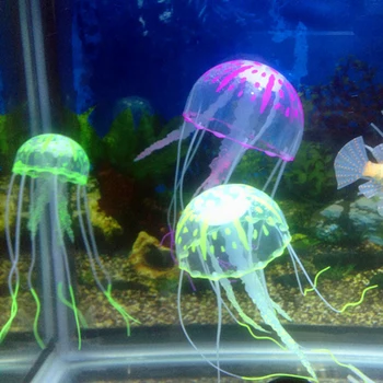 3pcs Izdelki za Hišne živali Ribe Vodni Hišne Potrebščine Okraski Okraski Fish Tank Dekoracijo Umetnih Meduze Fish Tank Akvarij