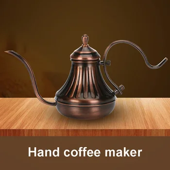 Evropski kavo pot, prenosni gooseneck čaj grelnik vode prelijemo kavo dripper latte turško kavo barista pribor orodja 34005