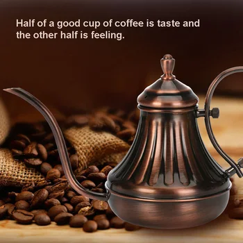 Evropski kavo pot, prenosni gooseneck čaj grelnik vode prelijemo kavo dripper latte turško kavo barista pribor orodja
