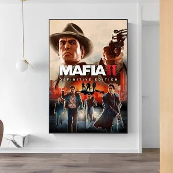 Mafia 2 Video Igre Platno Plakat Doma Stensko Slikarstvo Dekoracijo (Brez Okvirja)