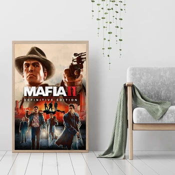 Mafia 2 Video Igre Platno Plakat Doma Stensko Slikarstvo Dekoracijo (Brez Okvirja)