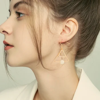 X&P 1 Parov/Set Vintage Uhani korejski Pearl Tassel Visijo Spusti Uhani za Ženske 2021 Trend Nenavadnih Modni Nakit Earings