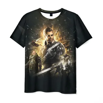 Moška T-shirt 3D Deus Ex: Človeštvo je Razdeljeno 3452