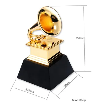 Strokovni proizvodnji kovin, trofeje, ki meri Grammy konkurence trofeje