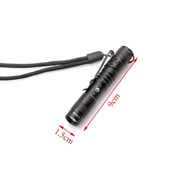 U'King Visoke Prenosni Mini LED Svetilka 1 vklopite Način Pero Lahka Za Zobozdravnika in Kampiranje Hiki Uporabo 1*AA /AAA Baterije