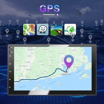 Eunavi Univerzalno 2 Din Android Avto radio Multimedijski Predvajalnik Univerzalni auto Stereo GPS Navigacija AudioVideo Igralec 4G 64 DSP WIFI 34734
