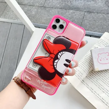 2021 Disney Mickey Minnie za iphone 11/12 pro max iPhone 7/8 plus xr xs max primeru carcasa iphone plus Mobilni Telefon Primerih Zajema