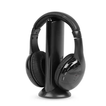 Brezžične Slušalke 5 V 1 HeadsetCordless RF Slušalke Slušalke Za TV, DVD, PC, FM Radio, Brezžični Nadzor Za iPhone