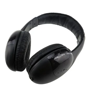 Brezžične Slušalke 5 V 1 HeadsetCordless RF Slušalke Slušalke Za TV, DVD, PC, FM Radio, Brezžični Nadzor Za iPhone