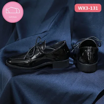 BJD Lutka čevlji, primerni za 1-3 velikost ID75 modni črni usnjeni čevlji lutka dodatki