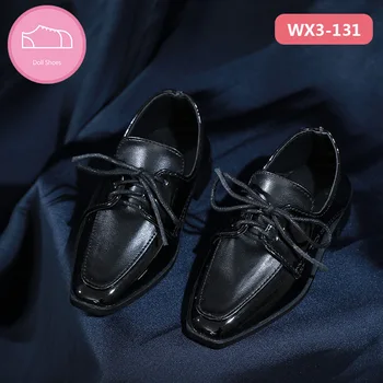 BJD Lutka čevlji, primerni za 1-3 velikost ID75 modni črni usnjeni čevlji lutka dodatki