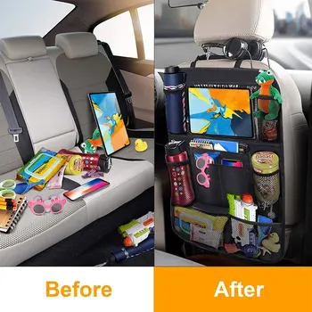 Avto Backseat Organizator Multi-Žep Visi Skladiščenje Vrečko z Zaslonom na Dotik Tablete, Imetnika Avto Sedež Nazaj Nalaganje Tidying Vrečke