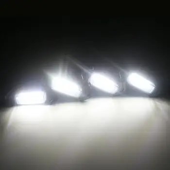 4PCS Avto Dodatki Prekajene Sprednja Maska Bele LED Luči Komplet Za Toyota Tacoma w/TRD Pro Žar 16-up Rešetka Oranžna LED Lučka 3532