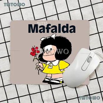 Mafalda Gaming Računalnik Mouse Pad Lep Igralec Anti-slip Naravne Gume, Strip Art Home Office Dekoracijo MousePad