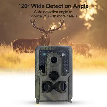 Lovska Kamera za Pot Kamera 12MP 1080P HD Igro Fotoaparat Nepremočljiva Wildlife Ogled Lov Cam Z 120° širokokotni Objektiv 35447