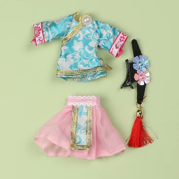 Korejski, Japonski Lutka Oblačila, Obleko Obleke, Ročno izdelana Oblačila Za 5-6inch Mini Dekle Lutke ,Obitsu Lutka 16 CM BJD Lutka Opremo