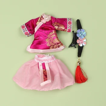 Korejski, Japonski Lutka Oblačila, Obleko Obleke, Ročno izdelana Oblačila Za 5-6inch Mini Dekle Lutke ,Obitsu Lutka 16 CM BJD Lutka Opremo