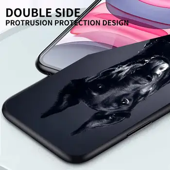 Shockproof Ohišje za Samsung Galaxy A50 A51 A70 A71 A21s A31 A12 A41 S20 FE A10 A20e Mehko Telefon Coque Jazavičar Doberman Pes
