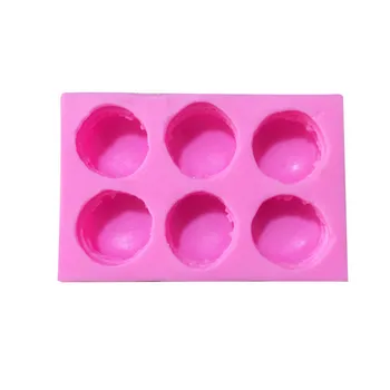 6 Skodelic 3,5 cm 3D Macarons Plesni DIY Ročno izdelana Mila Plesni Lahka Glina Hrane Silikonski Pekač Torto Dekoracijo Plesni 36381
