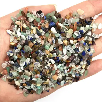 50 g 1-3 mm Naravni Mešani Kvarčni Kristal, Kamen, Skala, Gramoz Vzorcu Tank Dekor Naravni Kamni in Minerali