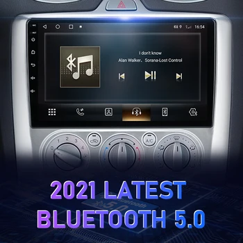 Android 10 2 din avtoradio Za ford focus Mk2/Mk3 hatchback 2004-2011 Večpredstavnostna Video Predvajalnik Navigacija GPS 4G stereo Vodja enote 37046