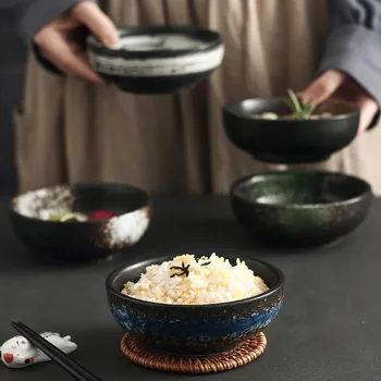 Japonski 8 /10 inch Keramični Večerja Ploščo Posodo iz Porcelana Losos Zrezek Testenine Zahodni Ploščo Servis Torto Sladico Plošče na Debelo