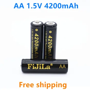 4-20pcs Novo AA Polnilne Baterije 1,5 V 4200mah Alkalne Baterije za Daljinski Nadzor Elektronskih igrač, LED luči, Radio Brivnik