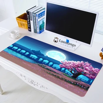 Japonski Češnjev Cvet Gaming Mousepads velike xxl zgostitev mouse pad igralec igra tipkovnico računalnika Preprogo kawaii gaming pripomočki