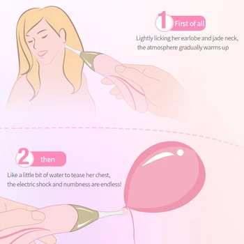 G Spot Vibrator Močan visoko frekvenco, Vibratorji lizati Klitoris Stimulator Masturbator masaža Sex Igrače za Ženske Adult Sex Igrače