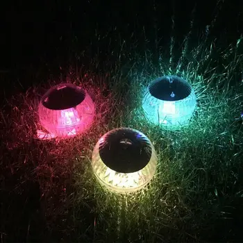 Na Prostem, Ki Plava Pod Vodo Žogo Lučka Za Spreminjanje Barve Bazen Svetlobo Sončno Energijo Podvodni Noč Luči Za Vrt, Dvorišče Ribnik