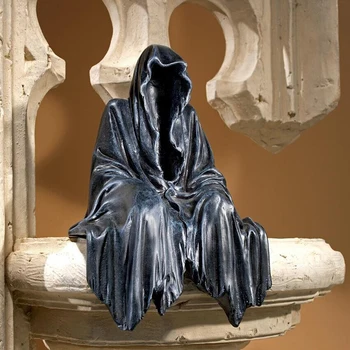 Gothic Dekor Rok Sedel Kip Triler Sedel Grim Reaper Kip Smolo Okraski Reaper Kip Darilo Dekoracijo Obrti