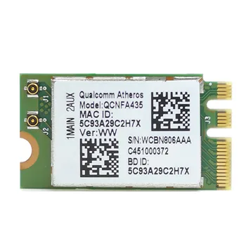 Brezžični vmesnik za Kartico za Qualcomm Atheros QCA9377 QCNFA435 802.11 AC 2.4 G/5 G NGFF za KARTICO WIFI, Bluetooth 4.1