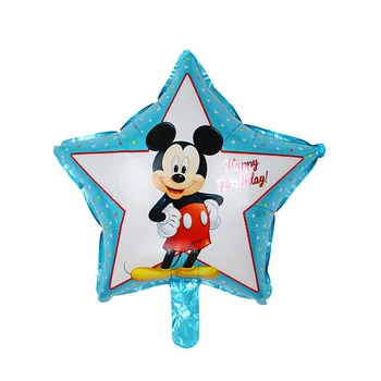 Disney Mickey Mouse Temo Stranki Dekoracijo Baby Tuš Namizni Krožniki za Enkratno uporabo Skodelice Slame balon Otroci Korist Stranke Dobave