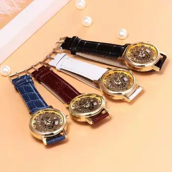 Modna casual men ' s watch votlih stališča, ki niso mehansko uro pasu quartz watchesRetro Klasični Slog Relogio Masculino 3818