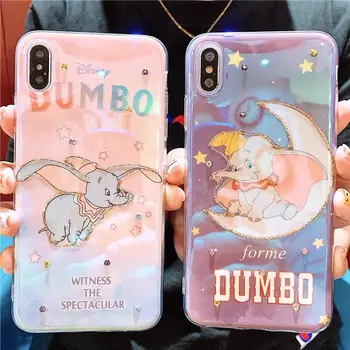 Disney Dumbo za Iphone11pro Max Blu-ray Telefon Primeru Xs iPhone X All-Inclusive Fleksibilno Lepilo 8Plus/7P/6S Nastavite 11 iphone primeru
