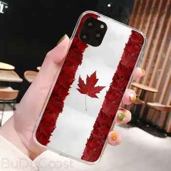 Kanadsko Zastavo Telefon Primeru Kritje Za Iphone 11 Pro 11 Pro Max X XR XS Max 7 8 6 6S Plus 5 5S SE 2020 Primeru 38424