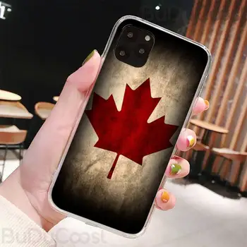 Kanadsko Zastavo Telefon Primeru Kritje Za Iphone 11 Pro 11 Pro Max X XR XS Max 7 8 6 6S Plus 5 5S SE 2020 Primeru